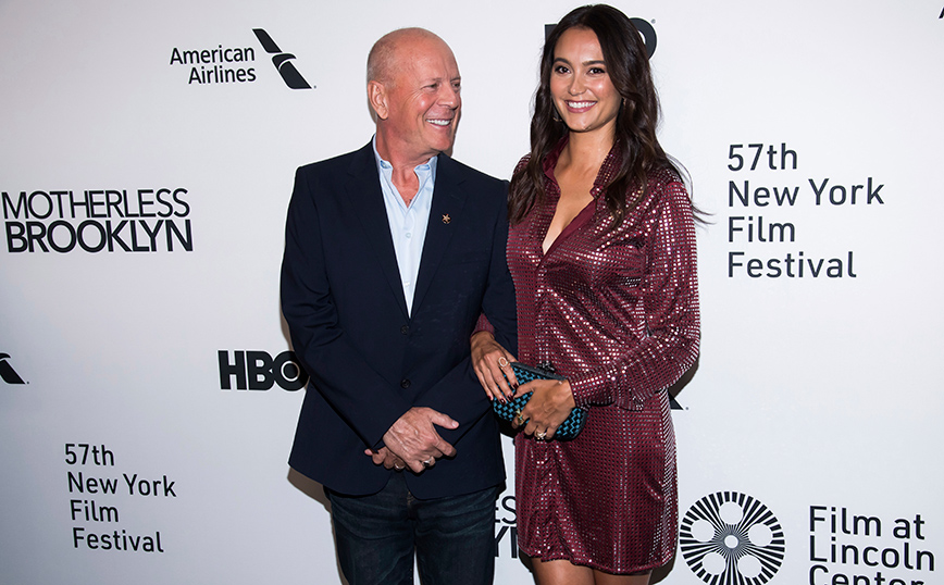 Ο Μπρους Γουίλις και η σύζυγός του Ο Μπρους Γουίλις και η σύζυγός του