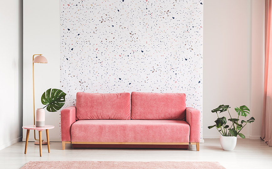 Σαλόνι με ταπετσαρία Σαλόνι με ταπετσαρία