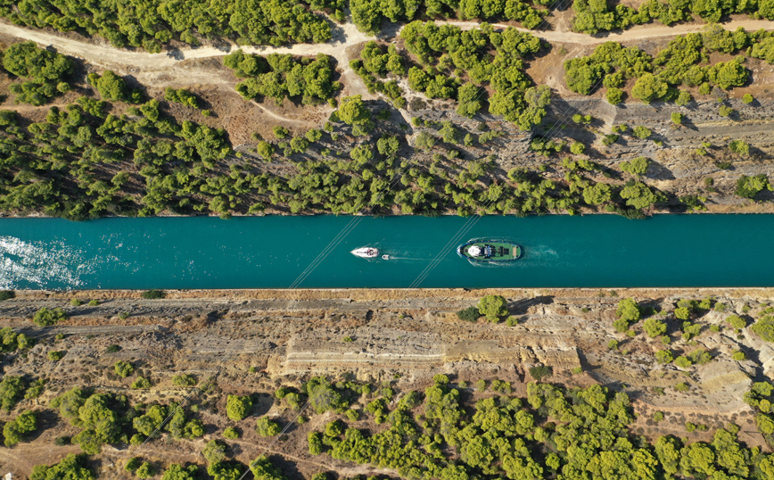 Ισθμός Κορίνθου: Το πανέμορφο τεχνολογικό έργο που εντυπωσιάζει ακόμη και σήμερα