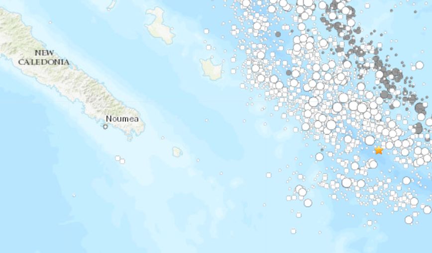 Ήρθη η προειδοποίηση για τσουνάμι μετά τον σεισμό 7 Ρίχτερ στη Νέα Καληδονία
