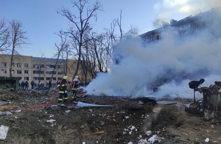 Πόλεμος στην Ουκρανία: Βομβαρδισμοί στο Κίεβο κατά την επίσκεψη του Αντόνιο Γκουτέρες