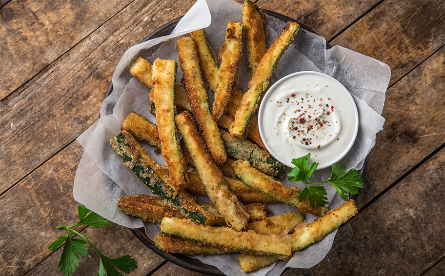 Τηγανιτά Κολοκυθάκια Τηγανιτά Κολοκυθάκια