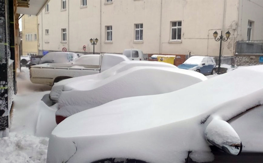 Σκεπασμένα από το χιόνι – πρωί Τετάρτης – τα ορεινά της Π.Ε. Λάρισας Σκεπασμένα από το χιόνι – πρωί Τετάρτης – τα ορεινά της Π.Ε. Λάρισας