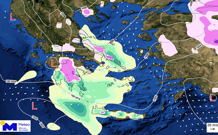 Κακοκαιρία Φίλιππος: Τα νεότερα στοιχεία – Τι θα συμβεί τις επόμενες ώρες – Δείτε τους χάρτες
