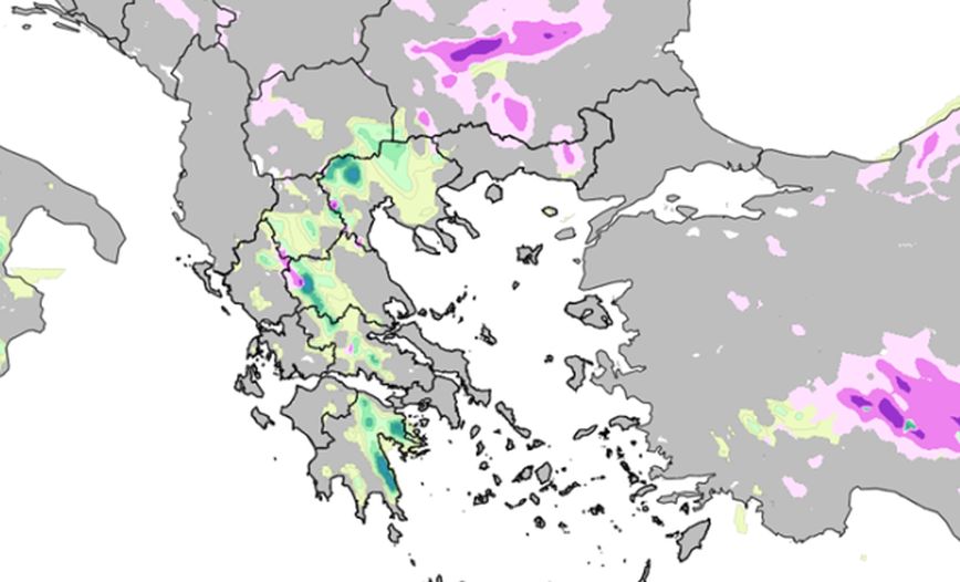 Καιρός: Ξεκινά το νέο κύμα κακοκαιρίας με βροχές το μεσημέρι &#8211; Πού θα χιονίσει το βράδυ