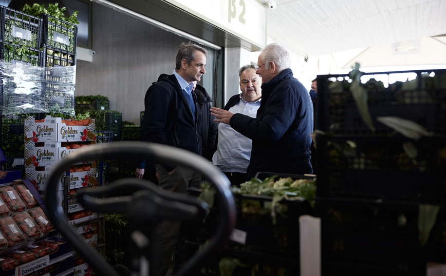 Κυριάκος Μητσοτάκης Λαχαναγορά
