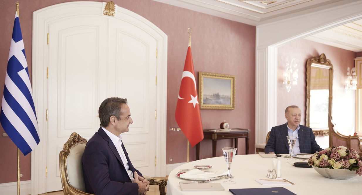 Η συνάντηση του Κυριάκου Μητσοτάκη με τον Ρετζέπ Ταγίπ Ερντογάν Η συνάντηση του Κυριάκου Μητσοτάκη με τον Ρετζέπ Ταγίπ Ερντογάν