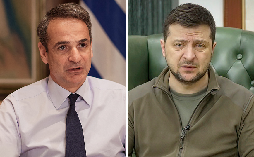 Πόλεμος στην Ουκρανία: Τηλεφωνική επικοινωνία Μητσοτάκη – Ζελένσκι