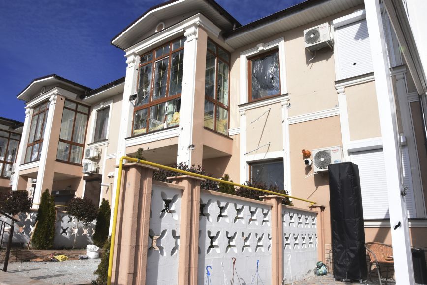 Κατεστραμμένα σπίτια στην Οδησσό Κατεστραμμένα σπίτια στην Οδησσό