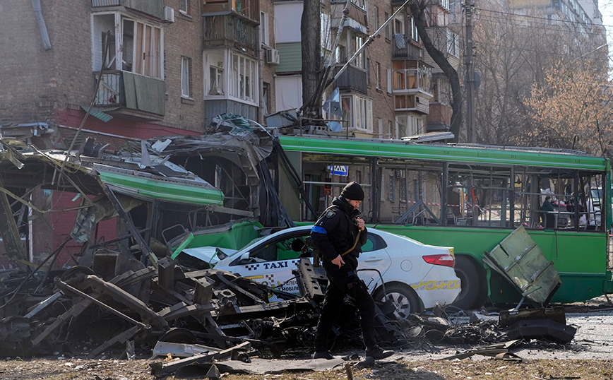 Βομβαρδισμός στο Κίεβο Βομβαρδισμός στο Κίεβο