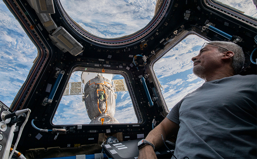 Ο Αμερικανός αστροναύτης Μαρκ Βάντε χέι Ο Αμερικανός αστροναύτης Μαρκ Βάντε χέι