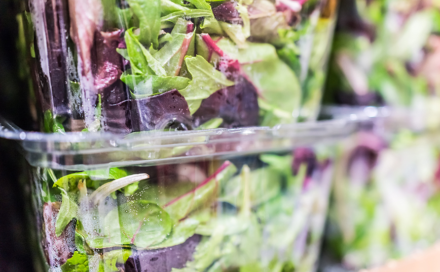 Συσκευασμένη σαλάτα Συσκευασμένη σαλάτα