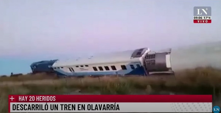 Αργεντινή: Τουλάχιστον 21 τραυματίες από εκτροχιασμό τρένου