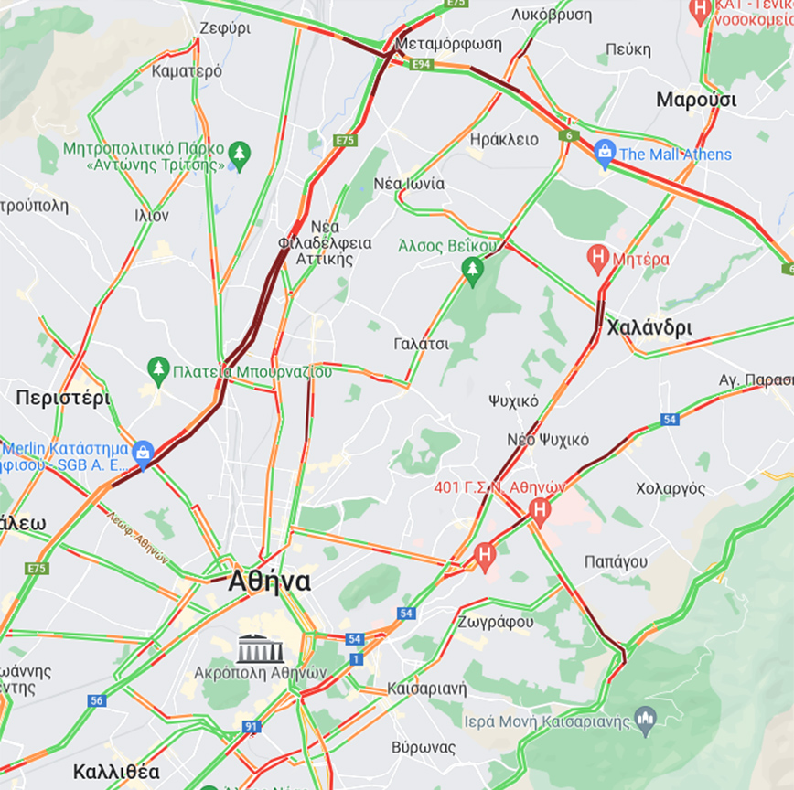 χάρτης Google χάρτης Google