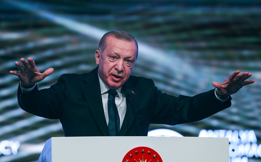 Παραλήρημα Ερντογάν: Μιλάει για «Γαλάζια Πατρίδα» και λέει ότι οι «μοντέρνες χώρες πνίγουν τους πρόσφυγες στη θάλασσα»