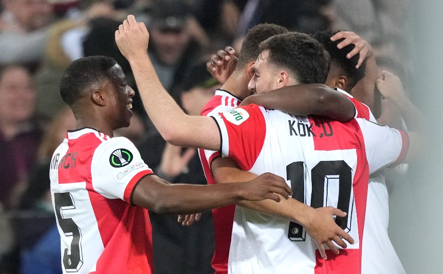 Europa Conference League: Προβάδισμα για τελικό η Φέγενορντ, όλα ανοιχτά για Λέστερ και Ρόμα – Δείτε τα γκολ