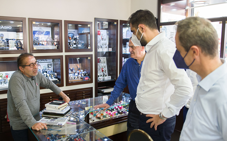 Επίσκεψη Παύλου Μαρινάκη στη Λέσβο