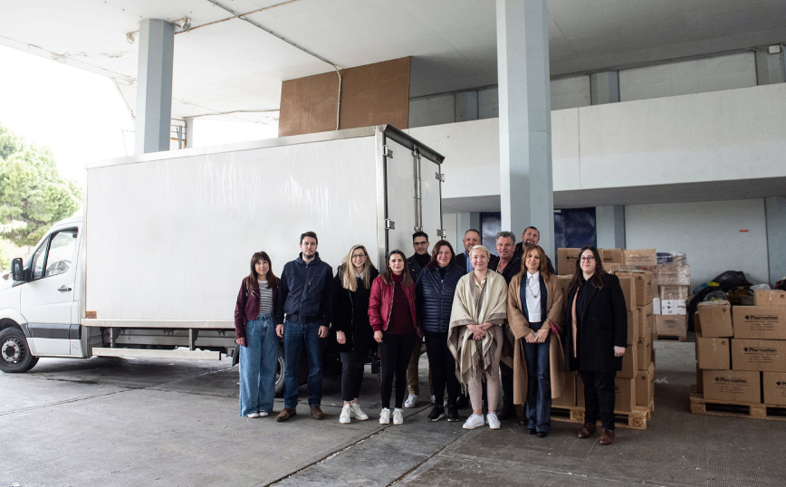 Η Pharmathen έμπρακτα στο πλευρό του ουκρανικού λαού, με δωρεά υγειονομικού υλικού και ειδών πρώτης ανάγκης