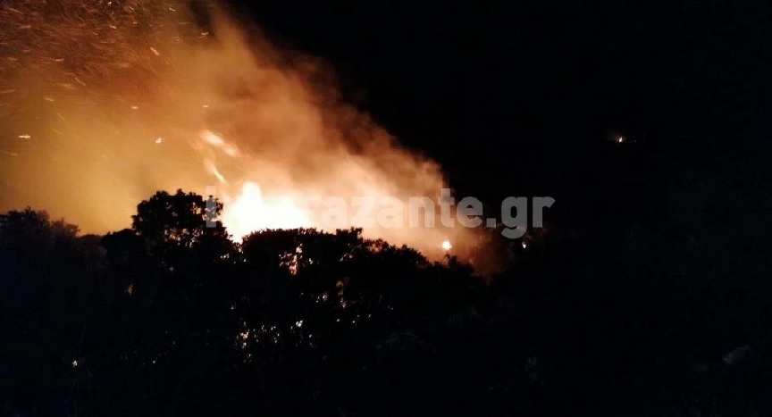 Ζάκυνθος: Υπό έλεγχο οι πυρκαγιές στα χωριά Εξωχώρα και Ορθονιές