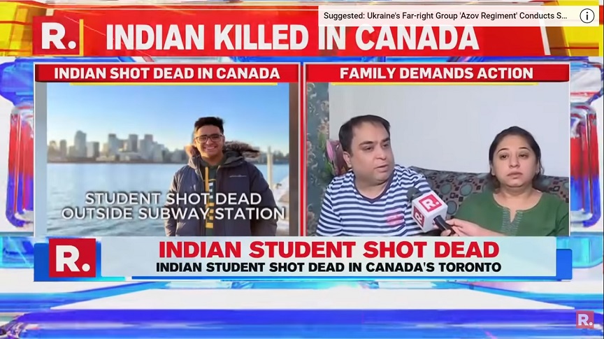 Ινδός φοιτητής πυροβολήθηκε οκτώ φορές έξω από το μετρό του Τορόντο, με την οικογένειά του να υποπτεύεται έγκλημα μίσους
