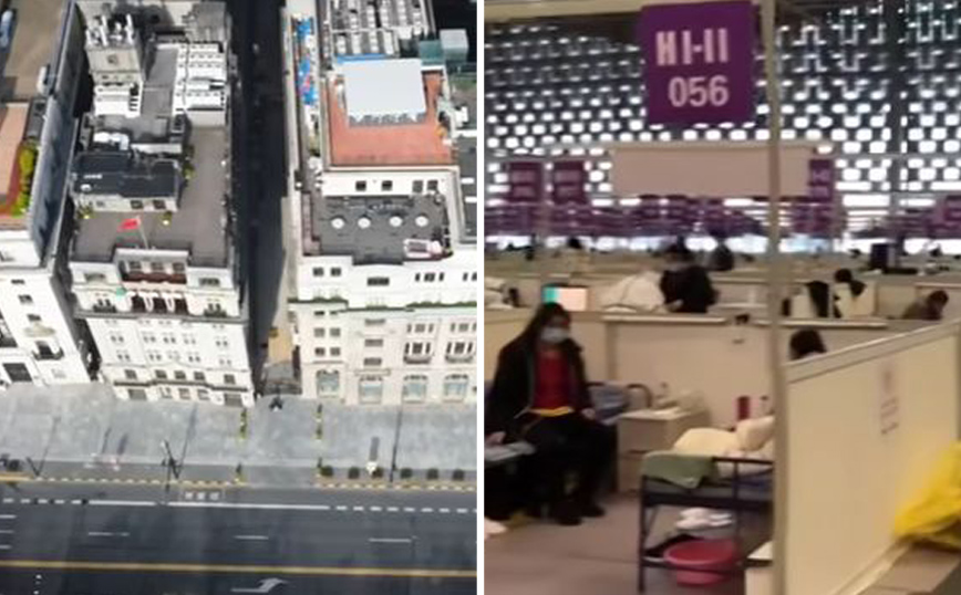 Η πόλη όπου και τα 26 εκατ. των κατοίκων βρίσκεται σε lockdown &#8211; Το βίντεο από drone