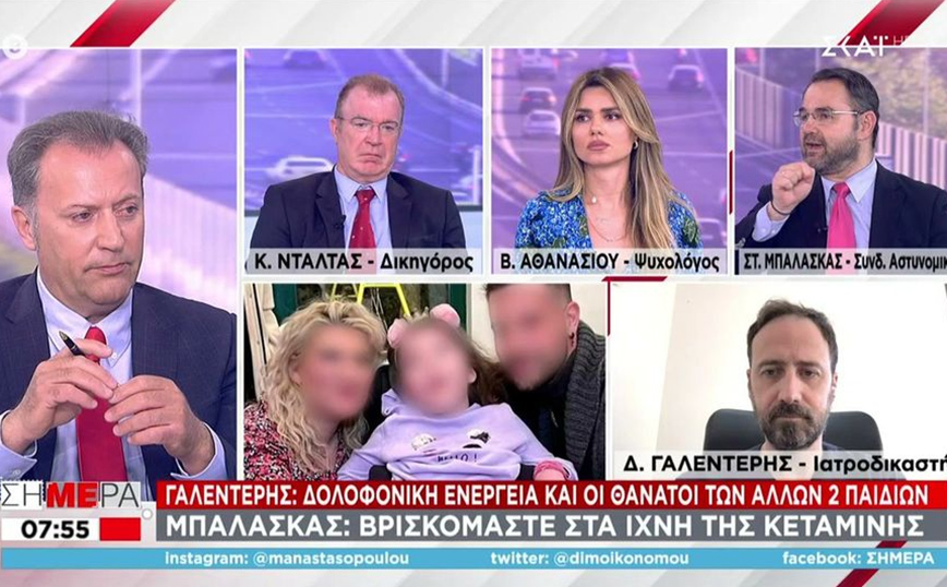 Πάτρα &#8211; Ιατροδικαστής Γαλεντέρης: «Μονόδρομος η εγκληματική ενέργεια και για τα άλλα δύο παιδιά»