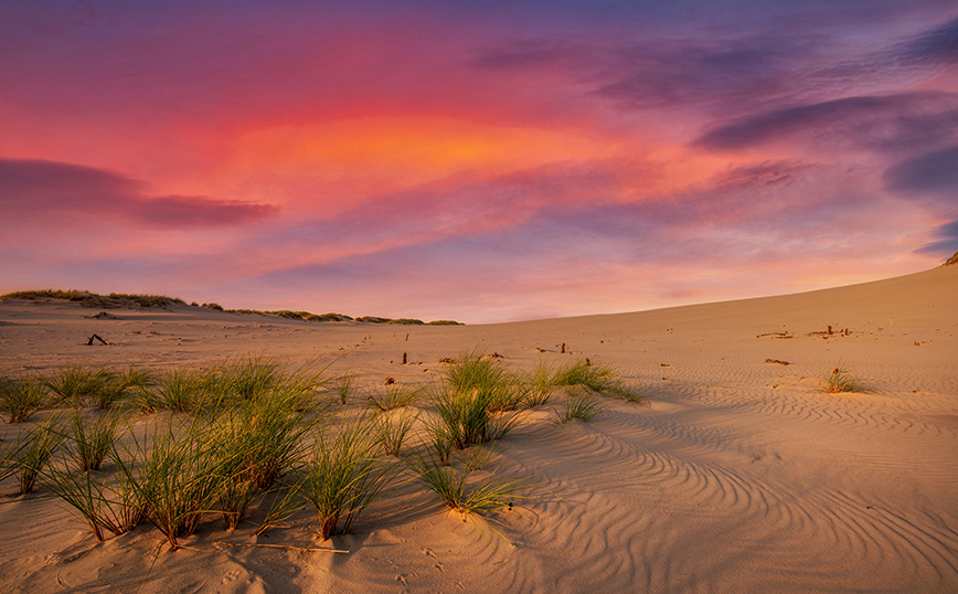 Ηλιοβασίλεμα στην έρημο Ηλιοβασίλεμα στην έρημο