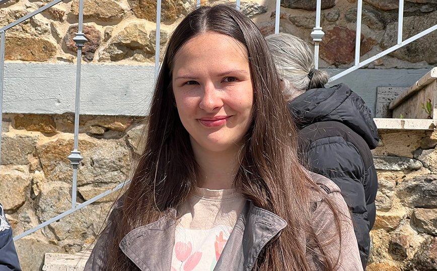 Ουκρανή πρόσφυγας στο Μονοπήγαδο Ουκρανή πρόσφυγας στο Μονοπήγαδο