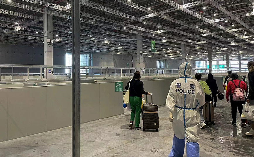 Το lockdown στη Σανγκάη Το lockdown στη Σανγκάη