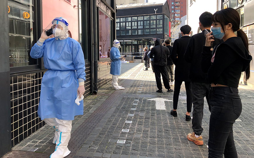 Η Σανγκάη σε lockdown Η Σανγκάη σε lockdown