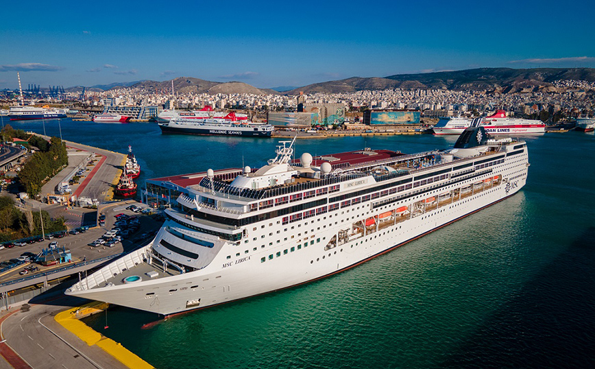 Το MSC Lirica ξεκινά από τον Πειραιά τα δρομολόγια κρουαζιέρας για το καλοκαίρι του 2022