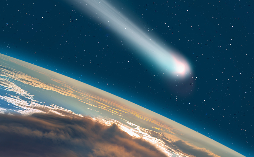 Νεοσοφός Κομήτης στο χώρο Νεοσοφός Κομήτης στο χώρο