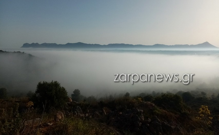 Σκεπασμένα από την ομίχλη για δεύτερη ημέρα τα Χανιά &#8211; «Κρύφτηκε» η Σούδα