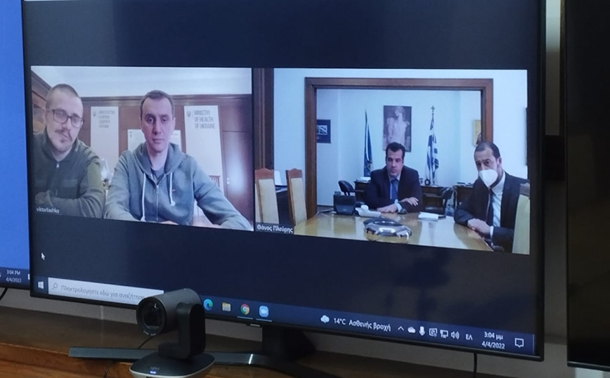 Τηλεδιάσκεψη Πλεύρη με τον Ουκρανό υπ. Υγείας για τη μεταφορά παιδιών με καρκίνο στην Ελλάδα<br>
