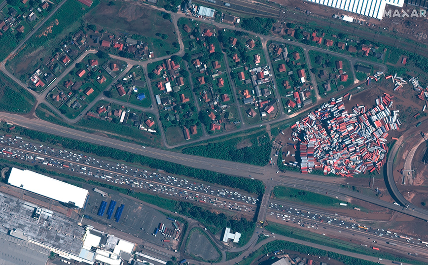 Πλημμύρες στη Νότια Αφρική Πλημμύρες στη Νότια Αφρική