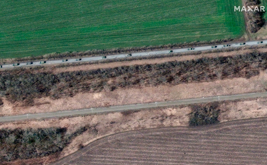 Ρωσικό κονβόι στην Ουκρανία Ρωσικό κονβόι στην Ουκρανία