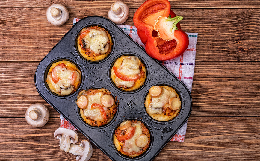 Πίτσα cupcakes