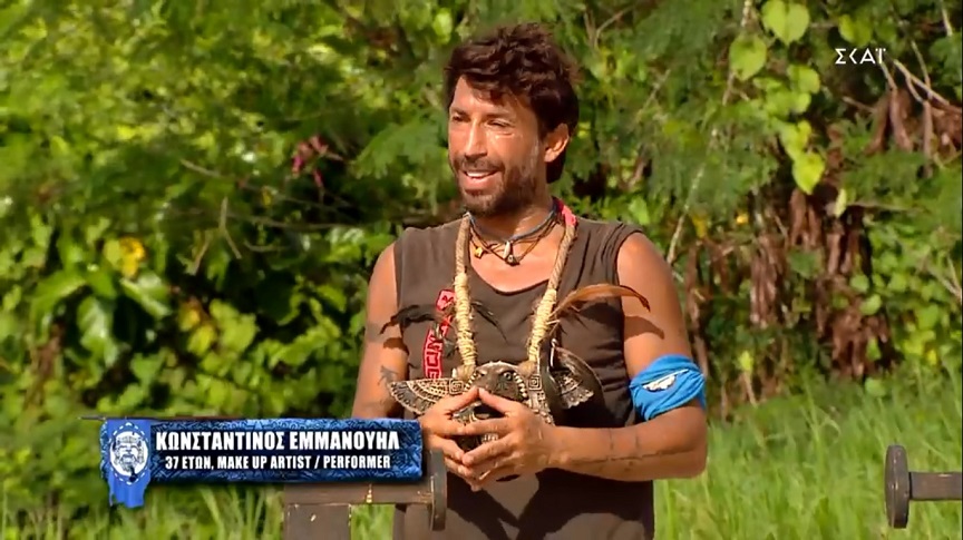 Survivor: Ο Κωνσταντίνος Εμμανουήλ κέρδισε την ασυλία, έβαλε τα «γυαλιά» σε όλους και δήλωσε «βασιλιάς» της ζούγκλας