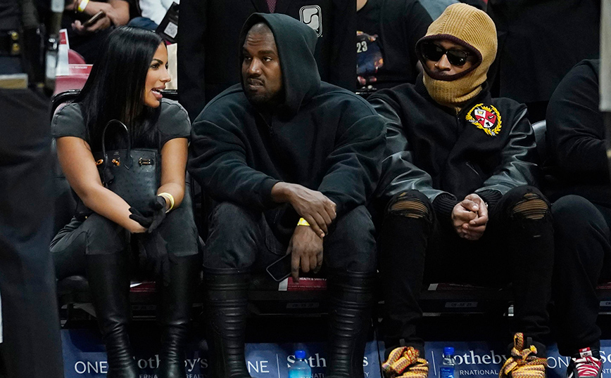 O Kanye West και η σύντροφός του O Kanye West και η σύντροφός του