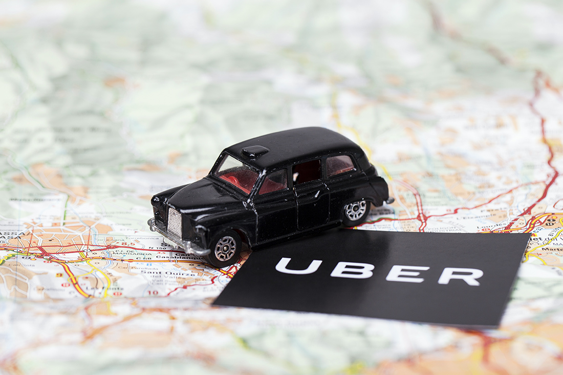 Uber χάρτης και αυτοκίνητο Uber χάρτης και αυτοκίνητο