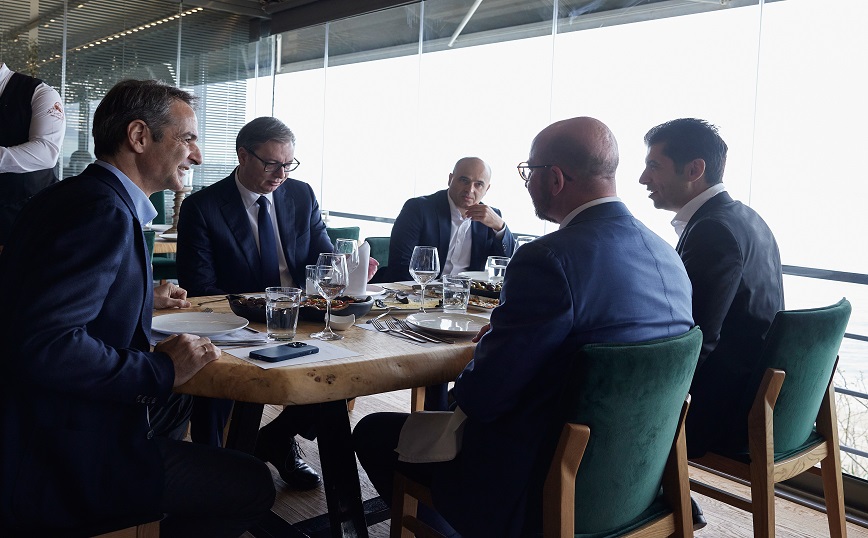 Αλεξανδρούπολη: Γεύμα Μητσοτάκη με Μισέλ και ηγέτες Βουλγαρίας, Σερβίας και Βόρειας Μακεδονίας