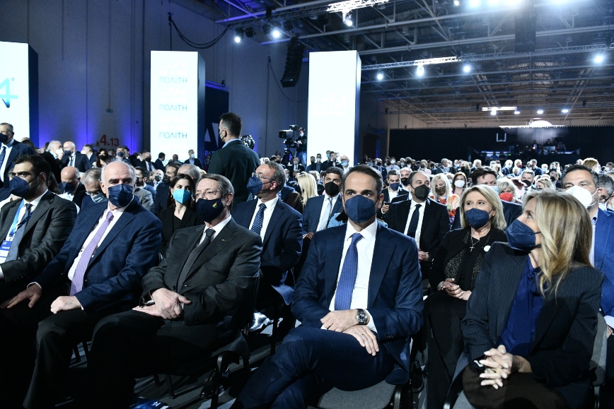 Κυριάκος Μητσοτάκης: Η άφιξη του πρωθυπουργού στο 14ο Συνέδριο της Νέας Δημοκρατίας