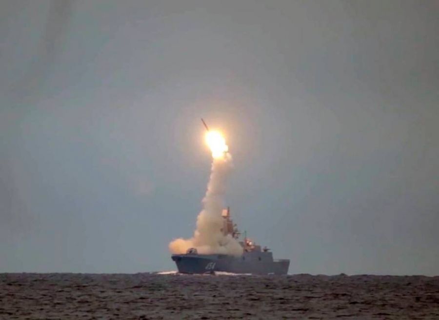 Ρωσία: Επιτυχημένη δοκιμή του υπερηχητικού πυραύλου Zircon
