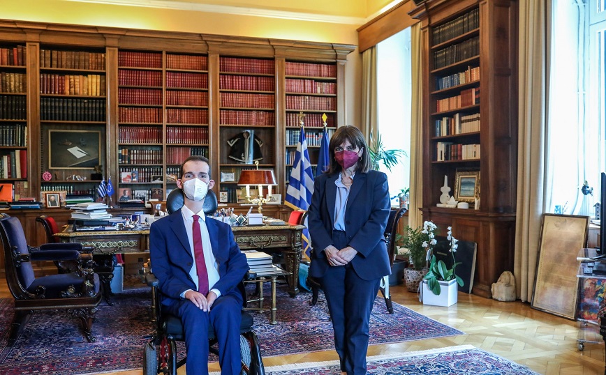 Συνάντηση Σακελλαροπούλου – Κυμπουρόπουλου στο Προεδρικό Μέγαρο