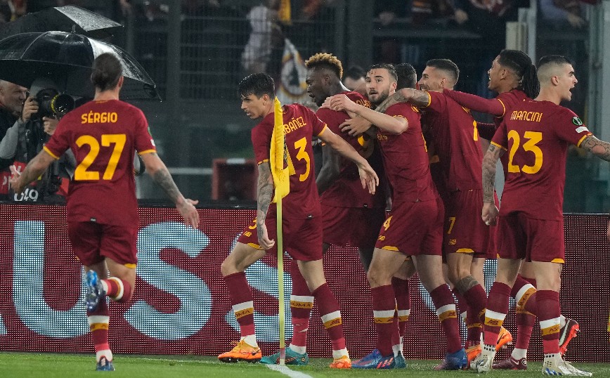 Europa Conference League: Ρόμα και Φέγενορντ προκρίθηκαν στον τελικό – Δείτε το γκολ