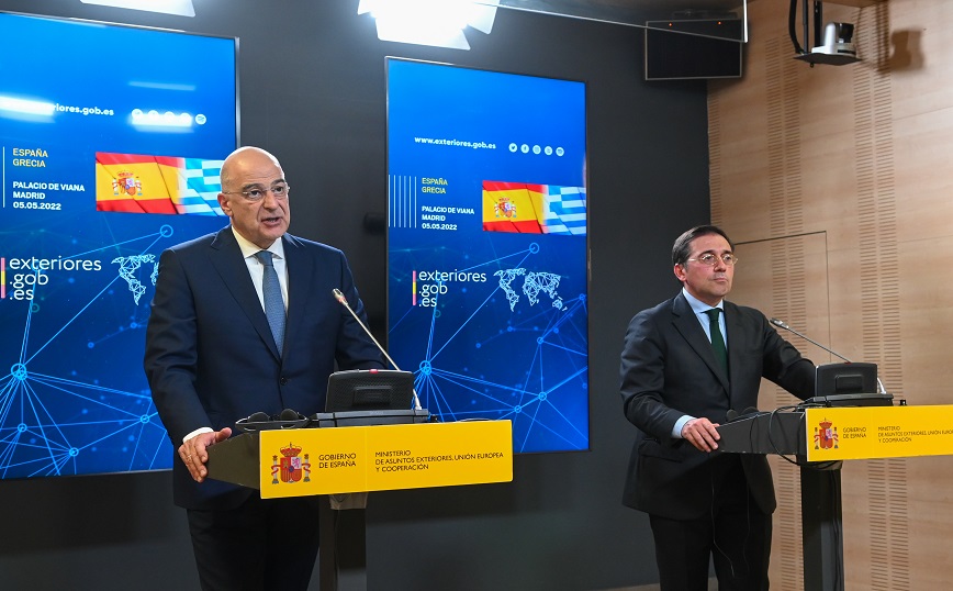 Δένδιας: Κοινή θέση Ελλάδας – Ισπανίας ότι τα νησιά έχουν πλήρη δικαιώματα στις θαλάσσιες ζώνες