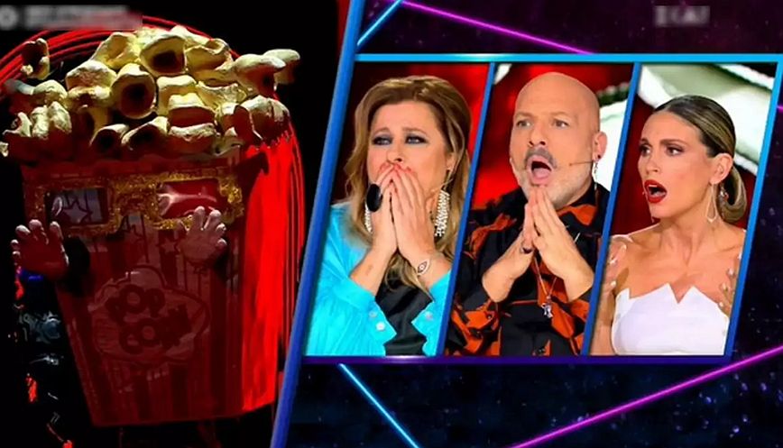 The Masked Singer: Άφησε όλους άφωνους το Ποπ Κορν βγάζοντας την μάσκα