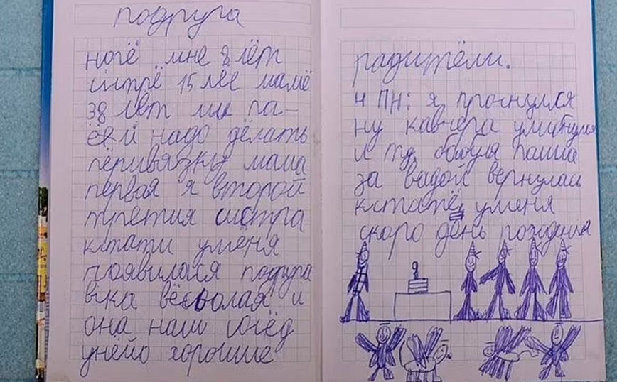 Το ημερολόγιο ενός παιδιού για τον πόλεμο στην Ουκρανία