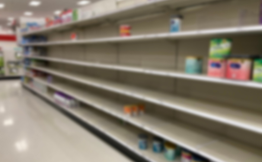 Έλλειψη σε βρεφικά γάλατα στις ΗΠΑ Έλλειψη σε βρεφικά γάλατα στις ΗΠΑ