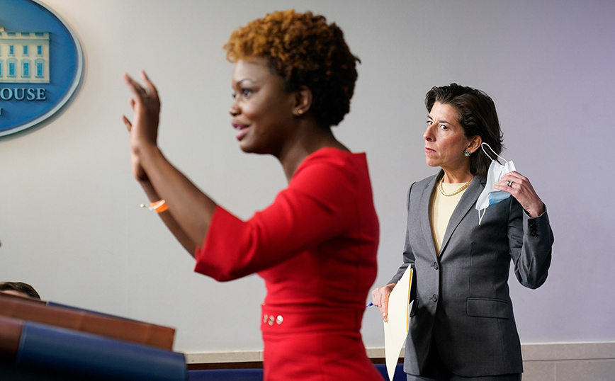 Η νέα εκπρόσωπος του Λευκού Οίκου Καρίν Ζαν Πιερ Η νέα εκπρόσωπος του Λευκού Οίκου Καρίν Ζαν Πιερ